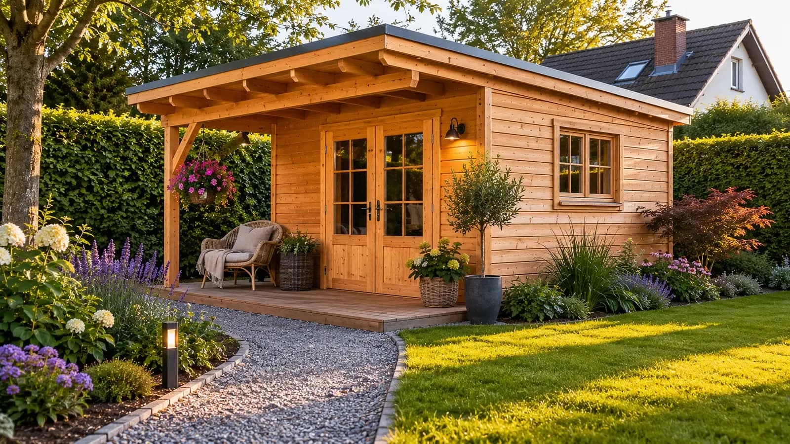 Gartenhaus aufstellen: Bis zu welcher Größe genehmigungsfrei?
